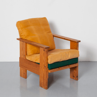 Gerrit Rietveld, Crate Chair w/ cushion