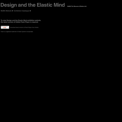 MoMA.org | Interactives | Exhibitions | 2008 | Design and the Elastic Mind | Index