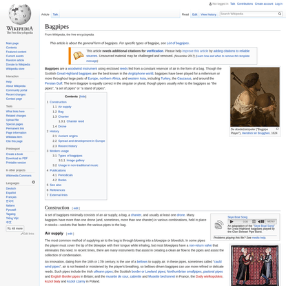 Bagpipes - Wikipedia