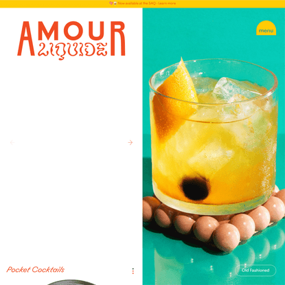 Amour Liquide - Pocket Cocktails