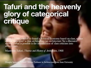 Tafuri and Categorical critique