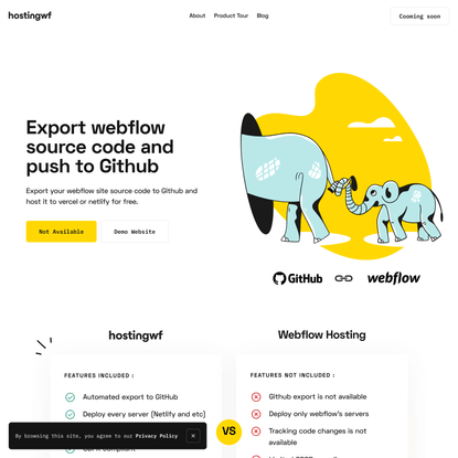 Webflow to Github Made Simple - Hostingwf.com