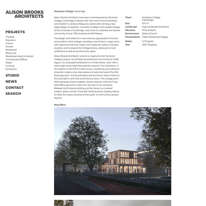 Homerton College - Alison Brooks Architects