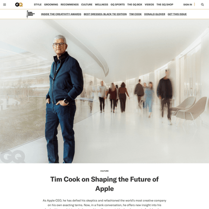 Tim Cook on Shaping the Future of Apple