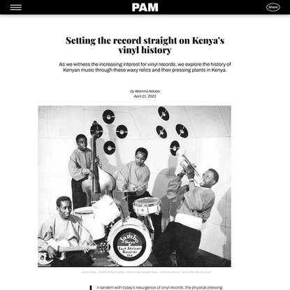 Setting the record straight on Kenya’s vinyl history