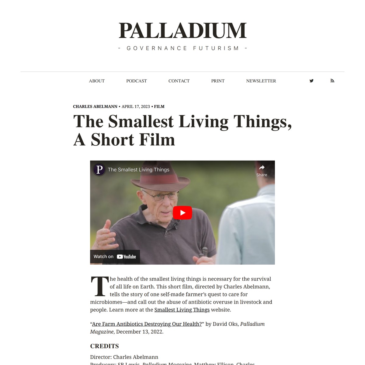 The Smallest Living Things, A Short Film — Are.na