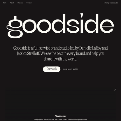 Goodside → A full-service brand studio