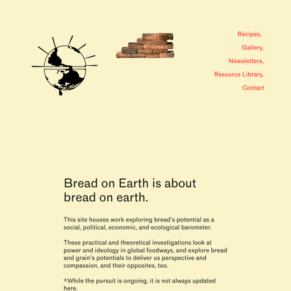 Bread on Earth