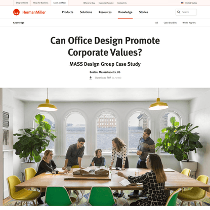 Can Office Design Promote Corporate Values?