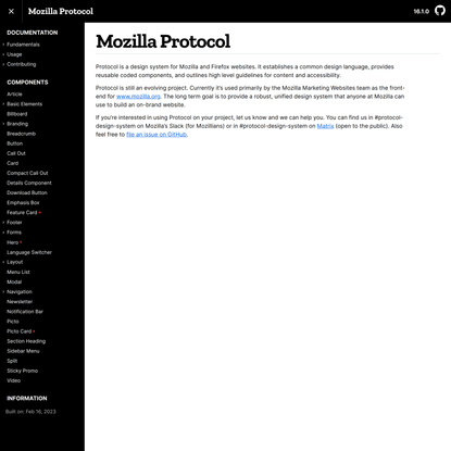 Mozilla Protocol | Mozilla Protocol