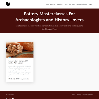 Ancient Pottery Technology Courses Roman Bronze Age Neolithic