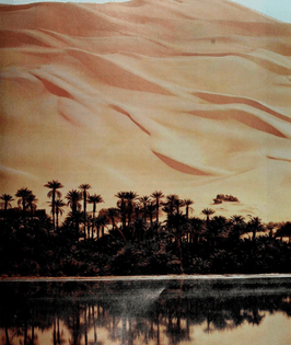 Lake Mandara, Libya. 1982