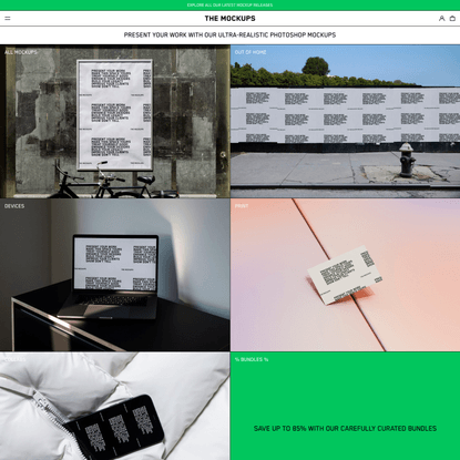 THE MOCKUPS — Present your work