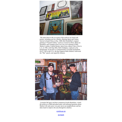 Tour of Roger Steffen's Reggae Archive