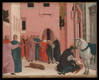 Saint Dominic Resuscitating Napoleone Orsini by Bartolomeo degli Erri 1467–74