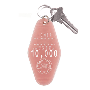 Homer Pizza - 2nd Anniversary Keychain