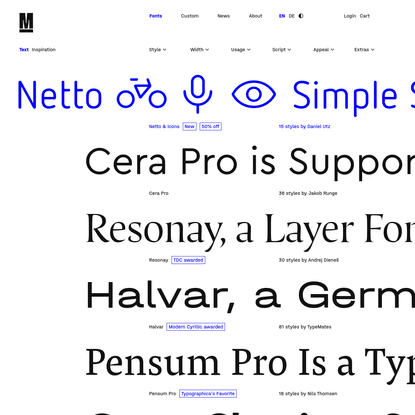 Font Library