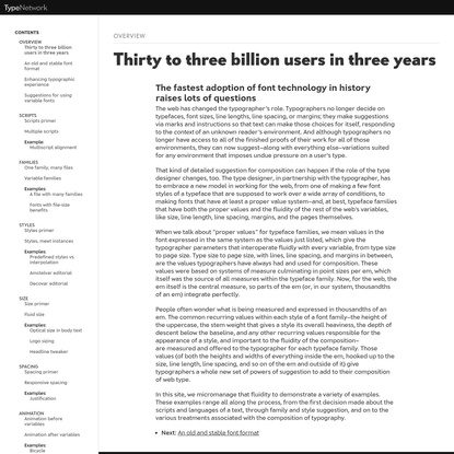 Thirty to three billion users in three years