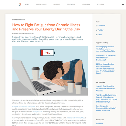 How to Fight Fatigue from Chronic Illness and Preserve Energy
