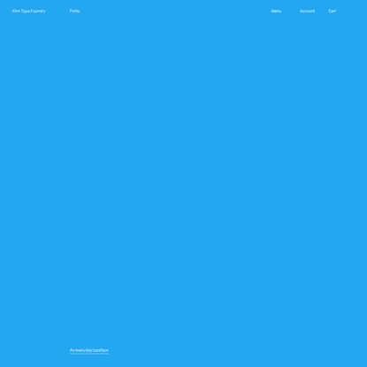 Klim Type Foundry