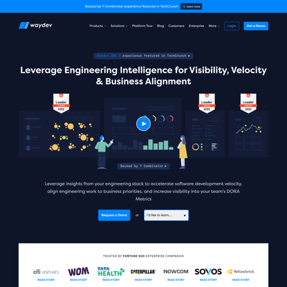 Software Engineering Intelligence Platform - Waydev
