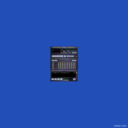 Webamp * Winamp in your browser
