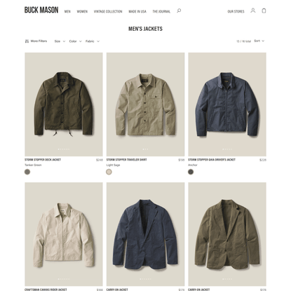 Men’s Coats &amp; Jackets | Buck Mason