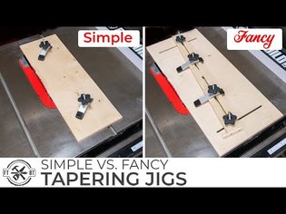 SIMPLE or FANCY Taper Jig for a Table Saw | How to Build