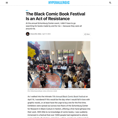 The Black Comic Book Festival Is an Act of Resistance