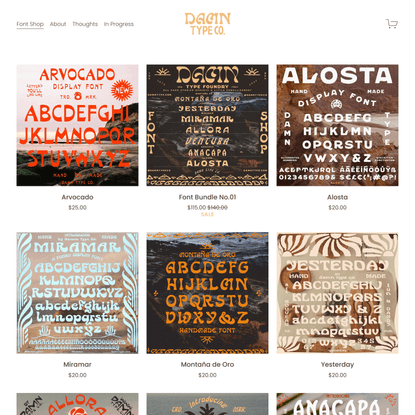 Font Shop — Damn Type Co.