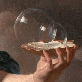 Karel Dujardin, Allegory on the Transience of Life (detail)