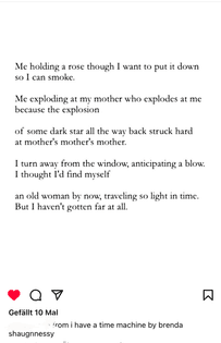 I have a time machine - brenda shaugnessy