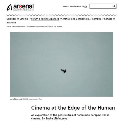 Cinema at the Edge of the Human