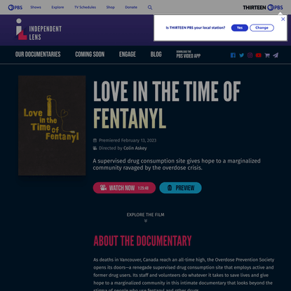 Love in the Time of Fentanyl | Vancouver’s Overdose Prevention Society Saves Lives