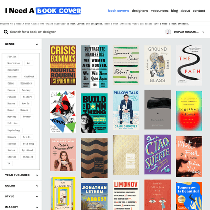 Book Cover &amp; Designers Directory