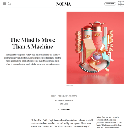 The Mind Is More Than A Machine | NOEMA