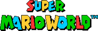 Super Mario World, 1991 (US In-game logo)