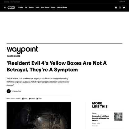 ’Resident Evil 4’s Yellow Boxes Are Not A Betrayal, They’re A Symptom