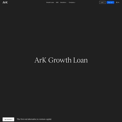 Growth Loan – Best complement to venture capital | ArK