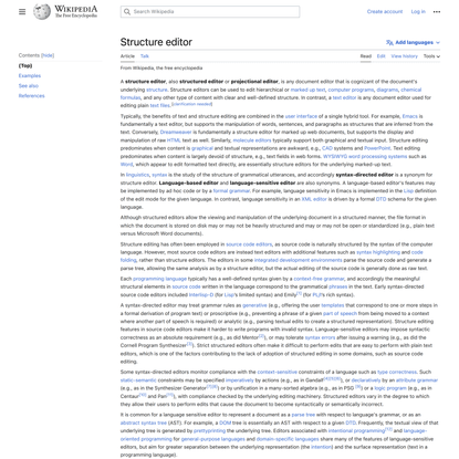 Structure editor - Wikipedia