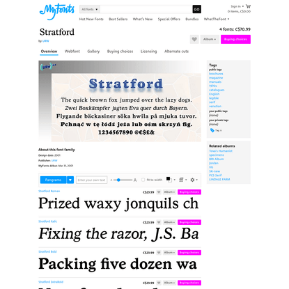 Stratford™ - Webfont & Desktop font " MyFonts