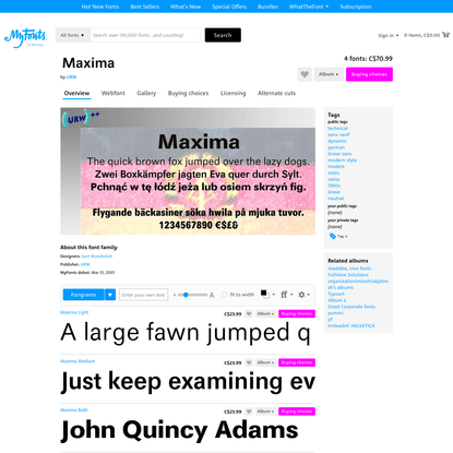 Maxima - Webfont & Desktop font " MyFonts