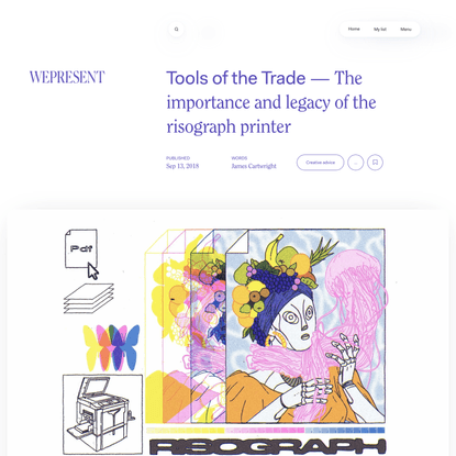 WePresent | Discover the impact of the Risograph printer