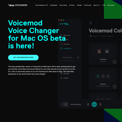 Voicemod Voice Changer for Mac OS. Be the first one to try it