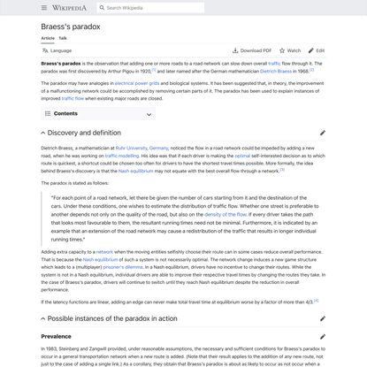 Braess’s paradox - Wikipedia