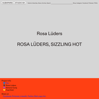Rosa Lüders, Sizzling Hot