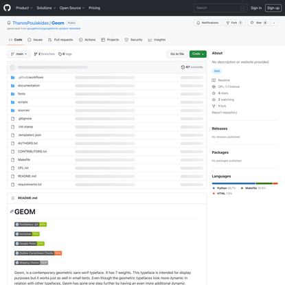 GitHub - ThanosPoulakidas/Geom