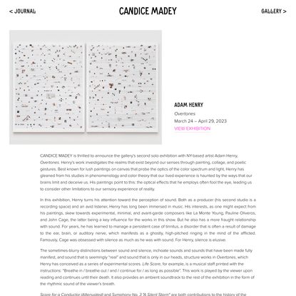 ‡ Adam Henry &lt; Candice Madey ‡