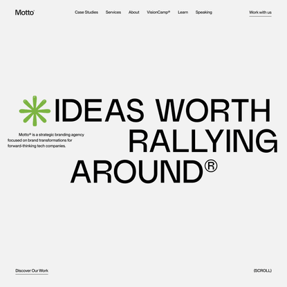 Motto | Branding Agency | Ideas Worth Rallying Around®