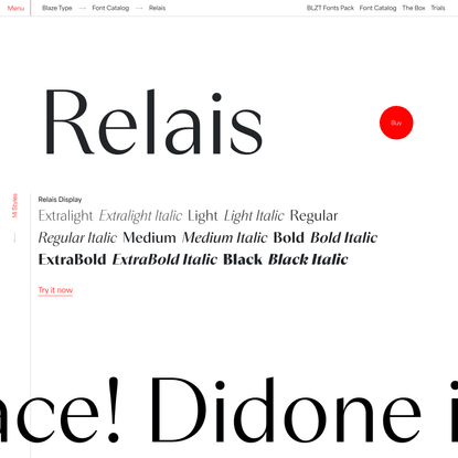 Relais | French Type Design foundry 🔥 We design fonts for blazing hot projects!